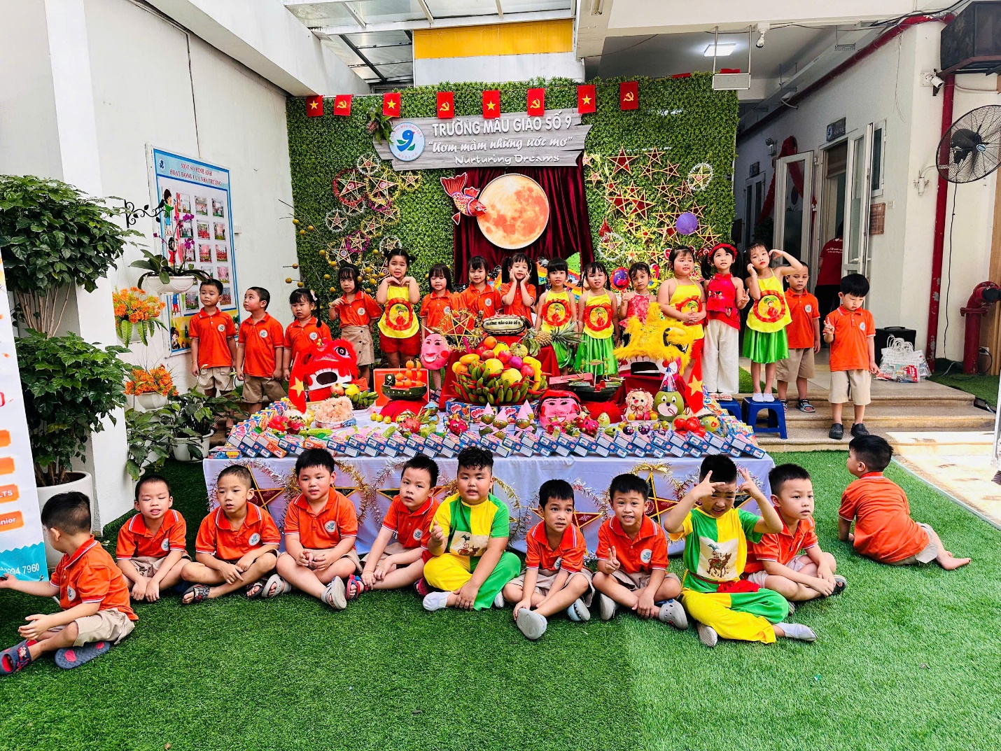 A group of children sitting on a table

AI-generated content may be incorrect.